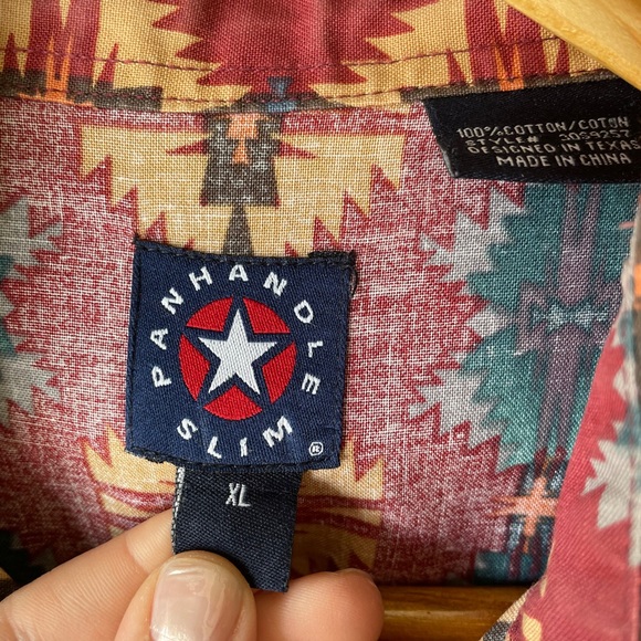 Vintage Tribal Patterned Shirt - Picture 8 of 9